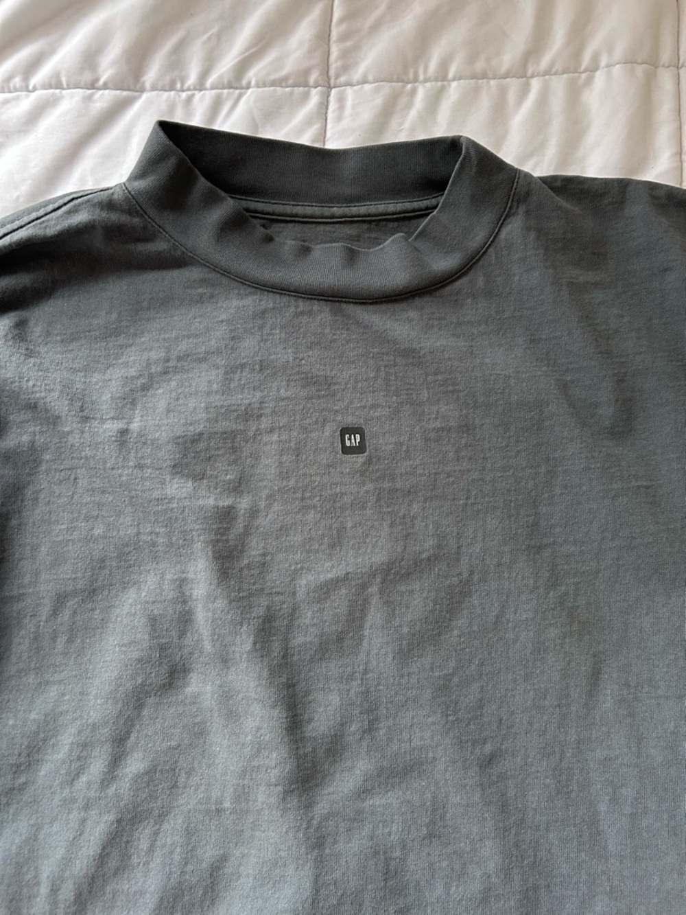 YZY GAP Men's Crewneck 3/4 T-Shirt engineered by Balenciaga oversized